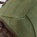 BURBERRY Blue Label Hand Bag straw Green Auth bs35195-16