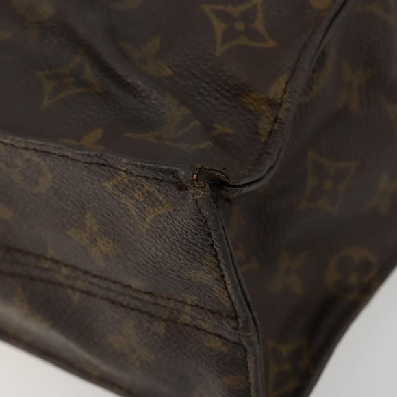 LOUIS VUITTON Monogram Sac Plat Hand Bag M51140 LV Auth bs35196