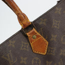 LOUIS VUITTON Monogram Sac Plat Hand Bag M51140 LV Auth bs35196-14