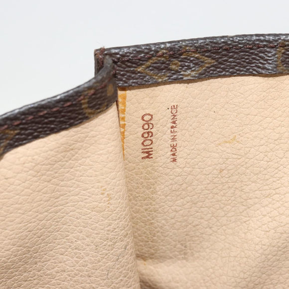 LOUIS VUITTON Monogram Sac Plat Hand Bag M51140 LV Auth bs35196