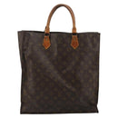LOUIS VUITTON Monogram Sac Plat Hand Bag M51140 LV Auth bs35196-3