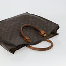 LOUIS VUITTON Monogram Sac Plat Hand Bag M51140 LV Auth bs35196-6