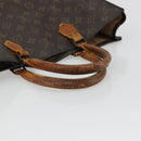 LOUIS VUITTON Monogram Sac Plat Hand Bag M51140 LV Auth bs35196-7