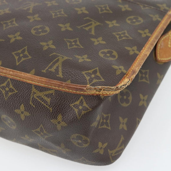 LOUIS VUITTON Monogram Gibeciere GM Shoulder Bag M42246 LV Auth bs35198