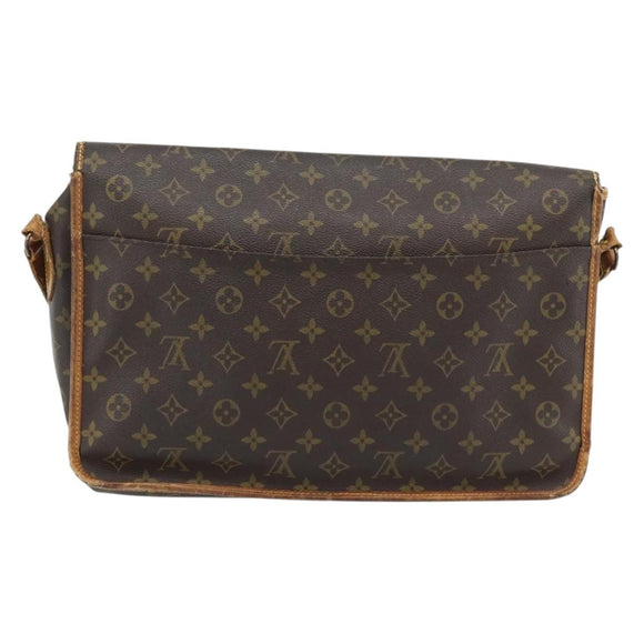 LOUIS VUITTON Monogram Gibeciere GM Shoulder Bag M42246 LV Auth bs35198