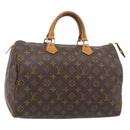 LOUIS VUITTON Monogram Speedy 35 Hand Bag M41524 LV Auth bs35199-1