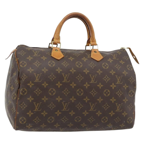 LOUIS VUITTON Monogram Speedy 35 Hand Bag M41524 LV Auth bs35199