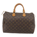 LOUIS VUITTON Monogram Speedy 35 Hand Bag M41524 LV Auth bs35199-2