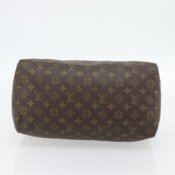LOUIS VUITTON Monogram Speedy 35 Hand Bag M41524 LV Auth bs35199