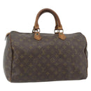 LOUIS VUITTON Monogram Speedy 35 Handtas M41524 LV Auth bs35200-1