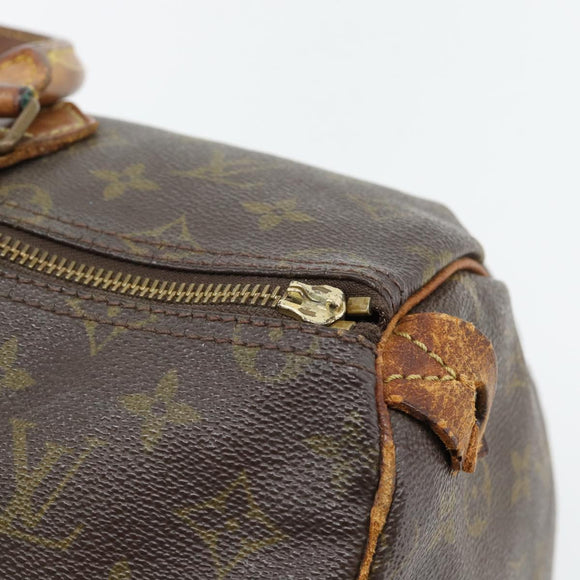 LOUIS VUITTON Monogram Speedy 35 Handtas M41524 LV Auth bs35200