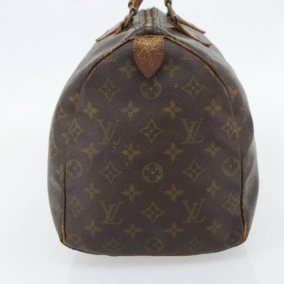 LOUIS VUITTON Monogram Speedy 35 Handtas M41524 LV Auth bs35200