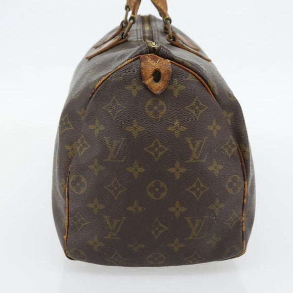 LOUIS VUITTON Monogram Speedy 35 Handtas M41524 LV Auth bs35200