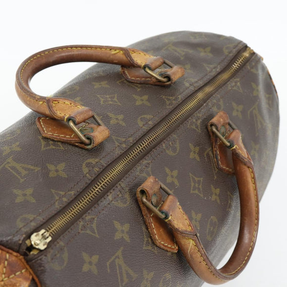LOUIS VUITTON Monogram Speedy 35 Handtas M41524 LV Auth bs35200