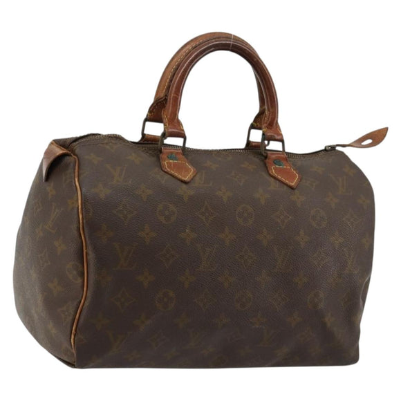 LOUIS VUITTON Monogram Speedy 30 Hand Bag M41526 LV Auth bs35201