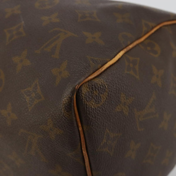 LOUIS VUITTON Monogram Speedy 30 Hand Bag M41526 LV Auth bs35201