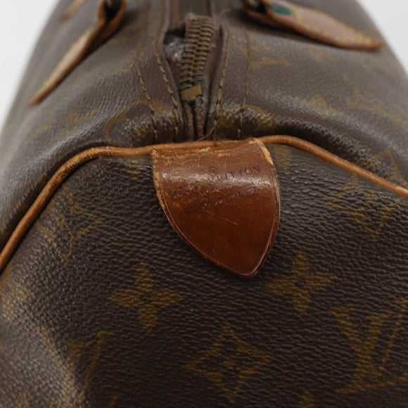 LOUIS VUITTON Monogram Speedy 30 Hand Bag M41526 LV Auth bs35201