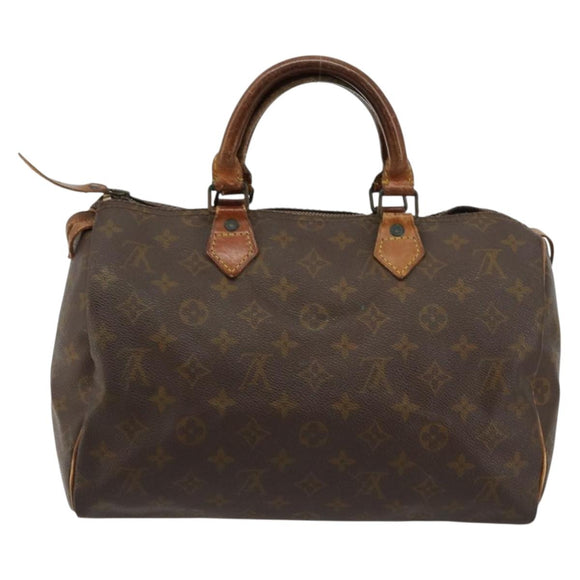 LOUIS VUITTON Monogram Speedy 30 Hand Bag M41526 LV Auth bs35201