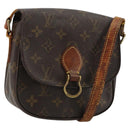 LOUIS VUITTON Monogram Saint Cloud PM Schultertasche M51244 LV Auth bs35203-1