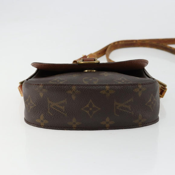 LOUIS VUITTON Monogram Saint Cloud PM Schultertasche M51244 LV Auth bs35203
