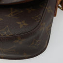 LOUIS VUITTON Monogram Saint Cloud PM Schultertasche M51244 LV Auth bs35203-15