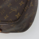 LOUIS VUITTON Monogram Saint Cloud PM Schultertasche M51244 LV Auth bs35203-18