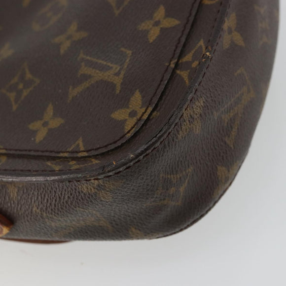 LOUIS VUITTON Monogram Saint Cloud PM Schultertasche M51244 LV Auth bs35203