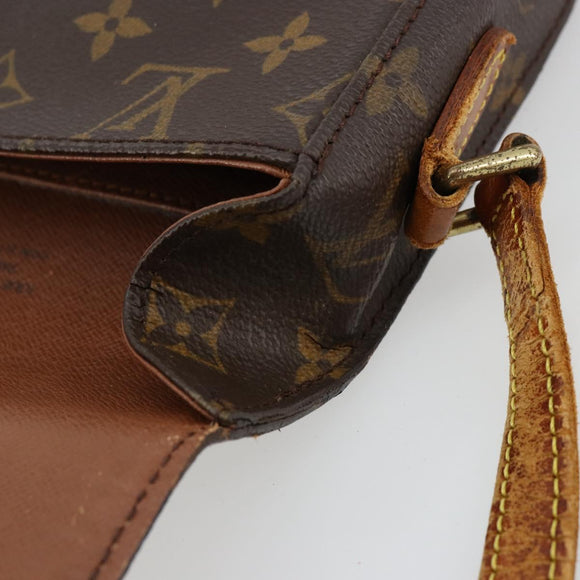 LOUIS VUITTON Monogram Saint Cloud PM Schultertasche M51244 LV Auth bs35203