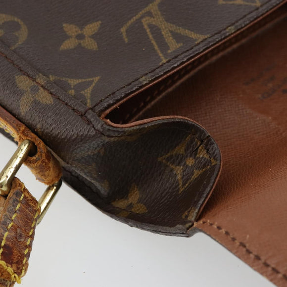 LOUIS VUITTON Monogram Saint Cloud PM Schultertasche M51244 LV Auth bs35203