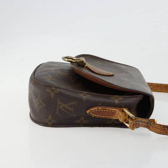 LOUIS VUITTON Monogram Saint Cloud PM Schultertasche M51244 LV Auth bs35203