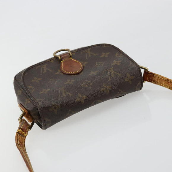LOUIS VUITTON Monogram Saint Cloud PM Schultertasche M51244 LV Auth bs35203