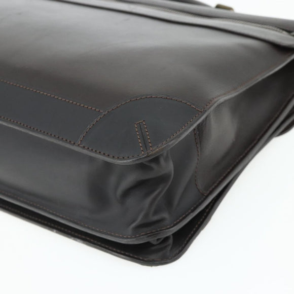 LOUIS VUITTON Utah Apash Aktetas Leer Bruin M95452 LV Auth bs35204