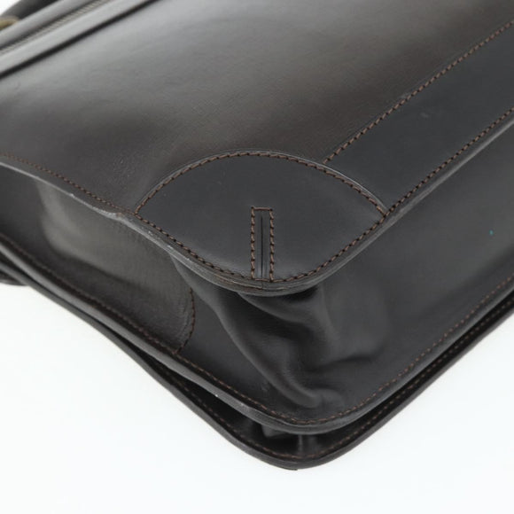 LOUIS VUITTON Utah Apash Aktetas Leer Bruin M95452 LV Auth bs35204