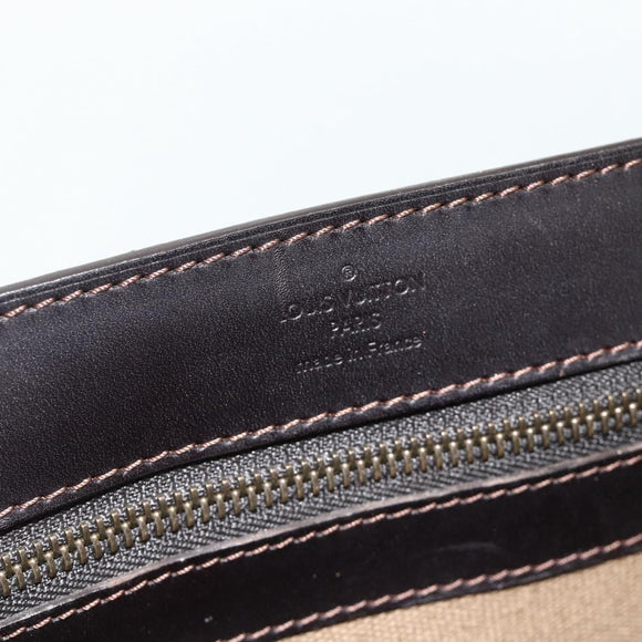 LOUIS VUITTON Utah Apash Aktetas Leer Bruin M95452 LV Auth bs35204