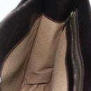 LOUIS VUITTON Utah Apash Aktetas Leer Bruin M95452 LV Auth bs35204-20