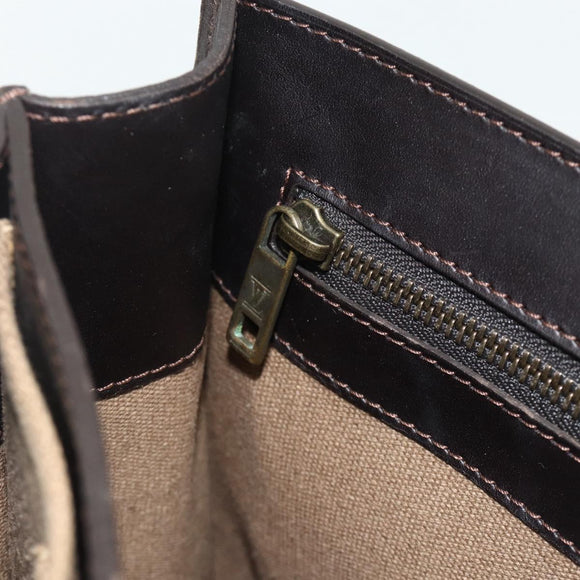 LOUIS VUITTON Utah Apash Aktetas Leer Bruin M95452 LV Auth bs35204