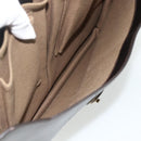 LOUIS VUITTON Utah Apash Aktetas Leer Bruin M95452 LV Auth bs35204-23