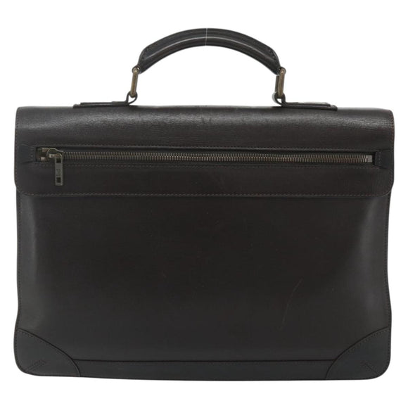 LOUIS VUITTON Utah Apash Aktetas Leer Bruin M95452 LV Auth bs35204