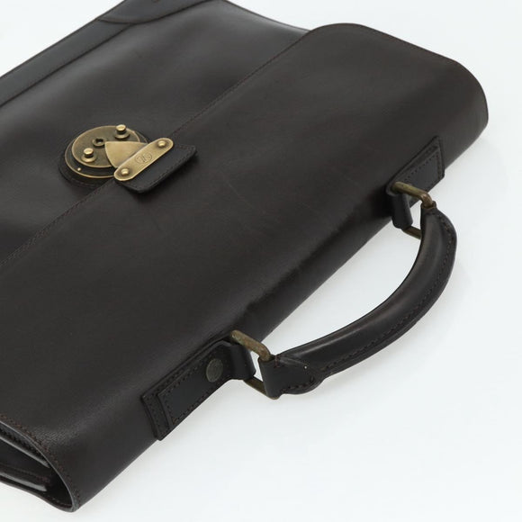 LOUIS VUITTON Utah Apash Aktetas Leer Bruin M95452 LV Auth bs35204
