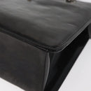 CHANEL Matelasse Chain Hand Bag Patent leather Black Silver CC Auth bs35206-14