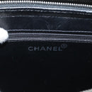 CHANEL Matelasse Chain Hand Bag Patent leather Black Silver CC Auth bs35206-17