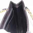 CHANEL Matelasse Chain Tote Bag Patent leather Black Gold CC Auth bs35207-19