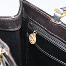 CHANEL Matelasse Chain Tote Bag Patent leather Black Gold CC Auth bs35207-21