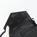 Gianni Versace Shoulder Bag plastic Black Auth bs35208-15