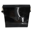 Gianni Versace Shoulder Bag plastic Black Auth bs35208-2