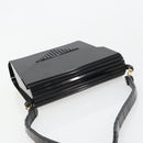 Gianni Versace Shoulder Bag plastic Black Auth bs35208-6