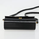 Gianni Versace Shoulder Bag plastic Black Auth bs35208-9