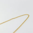Salvatore Ferragamo Gancini Chain Bag Patent leather Black Gold Auth bs35209-8