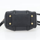 LOUIS VUITTON SC Bag PM Shoulder Bag Leather 2way Black M94694 LV Auth bs35210-5