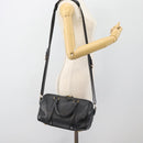 LOUIS VUITTON SC Bag PM Shoulder Bag Leather 2way Black M94694 LV Auth bs35210-24